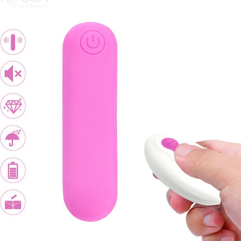 ARMONY - SPLASH JOLINE VIBRATOR BULLET SILICONEN AFSTANDSBEDIENING 10 VIBRATIES 65 X 15 CM ROZE