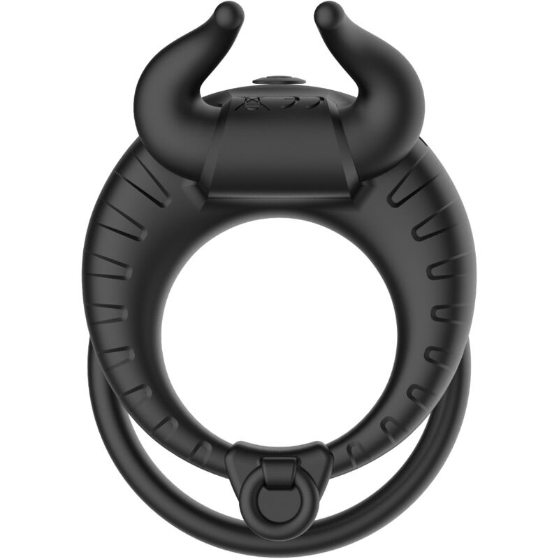 ARMONY - VIBRATEUR BULL'S PASION RING 10 VITESSES NOIR