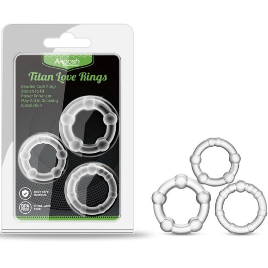 ARMONY - BAGUE PERLÉE TITAN LOVE COULEUR