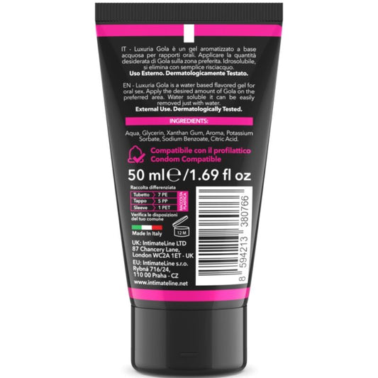 INTIMATELINE LUXURIA - ORALE SEX GEL KERSENSMAAK 50 ML