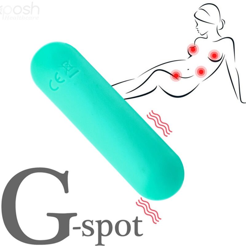 ARMONY - SPLASH JOLINE VIBRATOR BULLET SILICONEN AFSTANDSBEDIENING 10 VIBRATIES 65 X 15 CM GROEN