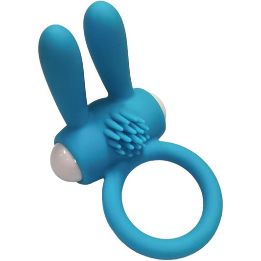 ARMONY - ANNEAU VIBRANT MR BUNNY EN SILICONE NOIR