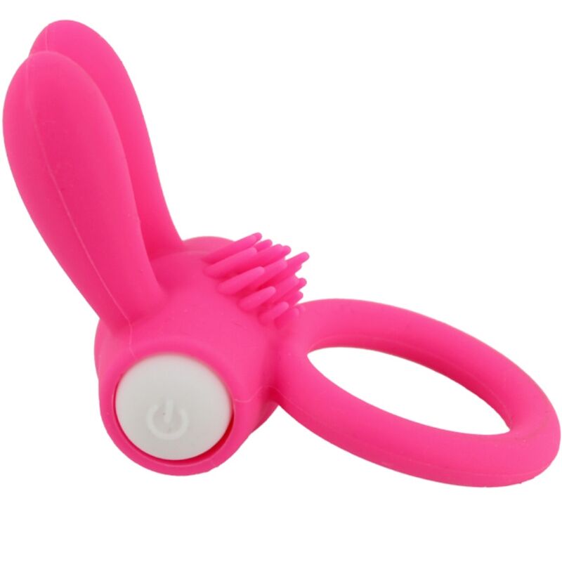 ARMONY - ANNEAU VIBRANT MR BUNNY EN SILICONE ROSE
