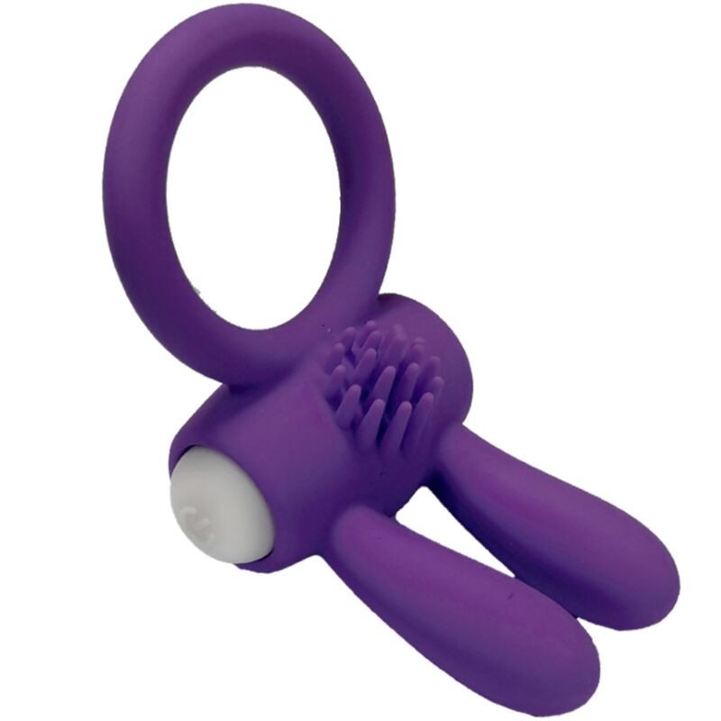 ARMONY - ANNEAU VIBRANT MR BUNNY EN SILICONE VIOLETTE
