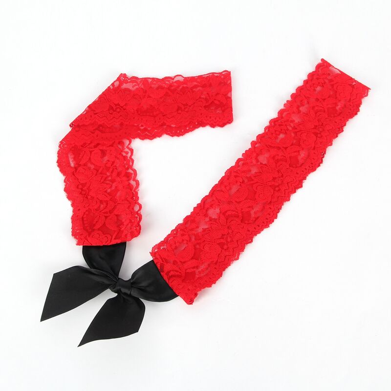 SUBBLIME - 952068 Короткое сетчатое платье с черной и красной строчкой, один размер