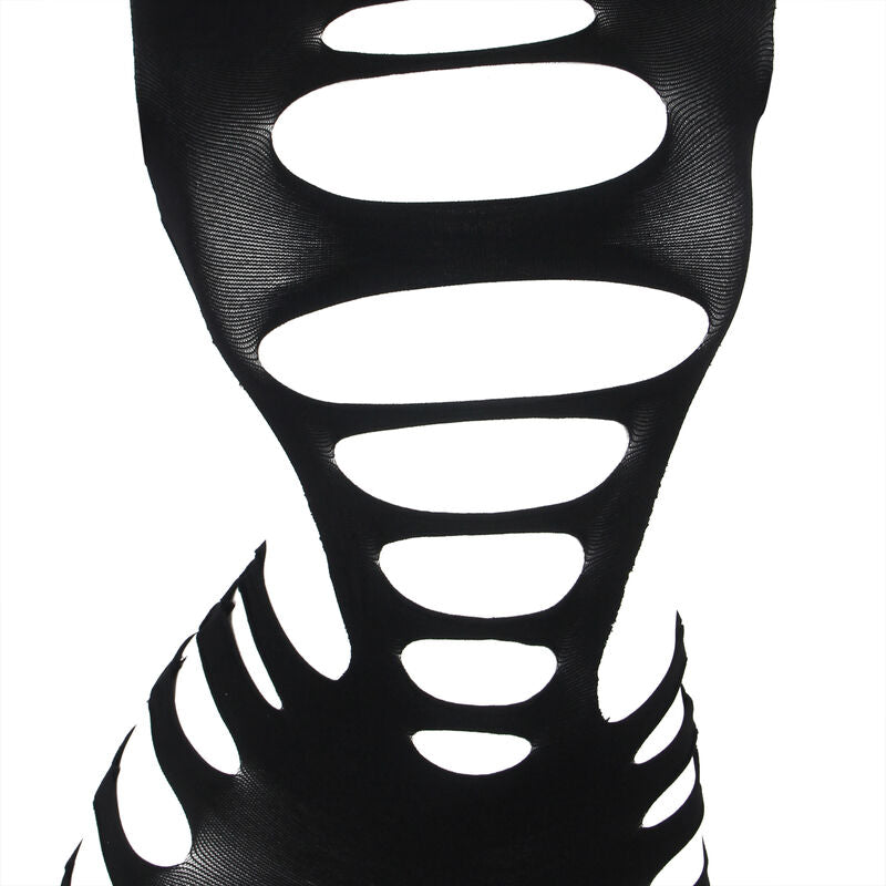 SUBBLIME - 952266 Платье с длинными рукавами, эластичная сетка, черное, один размер