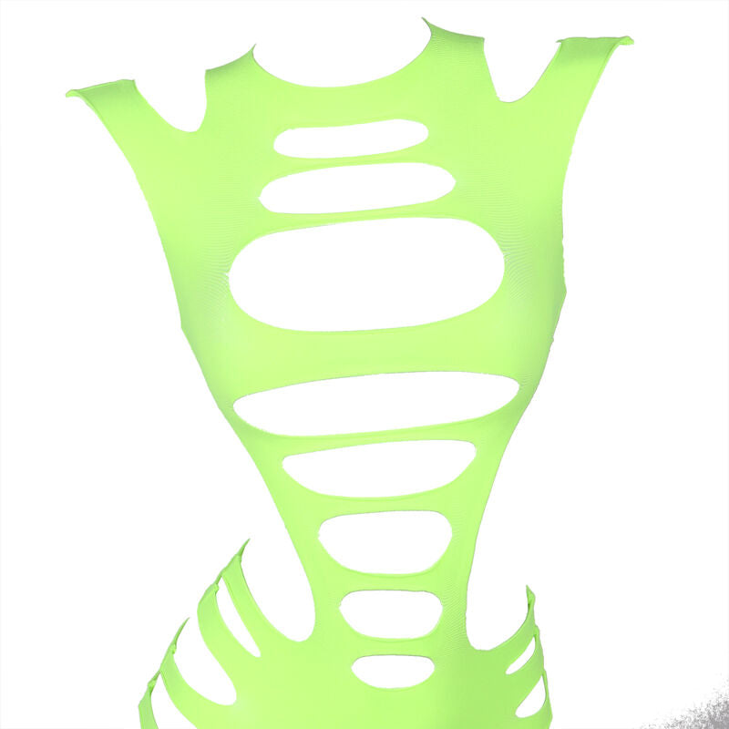 SUBBLIME - 952280 Зеленое платье с длинными рукавами и эластичной сеткой, один размер