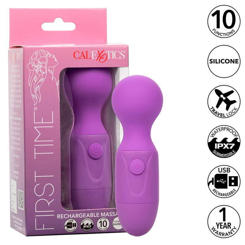 CALEXOTICS - PREMIER MASSEUR RECHARGEABLE 10 VIBRATIONS VIOLET