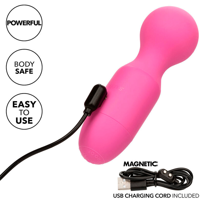 CALEXOTICS - EERSTE OPLAADBARE MASSAGER 10 VIBRATIES ROZE