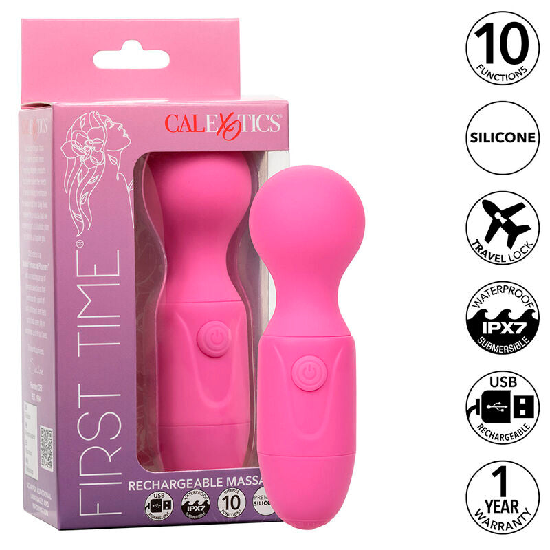 CALEXOTICS - EERSTE OPLAADBARE MASSAGER 10 VIBRATIES ROZE