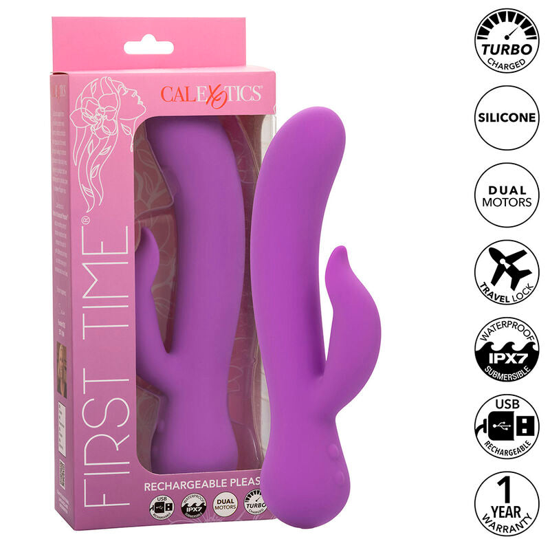 CALEXOTICS - VIBRATEUR DE PLAISIR RECHARGEABLE VIOLET POUR UNE PREMIÈRE FOIS