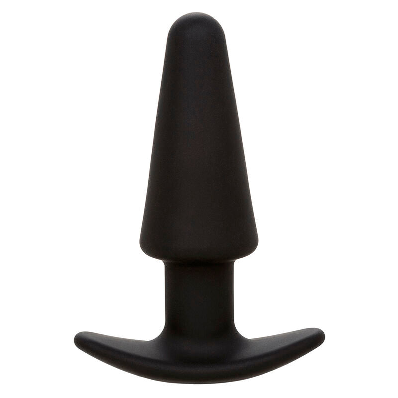 CALEXOTICS - ROCK BOTTOM TONERED ANAL PLUG 10 VIBRACIONES SILICONE BLACK