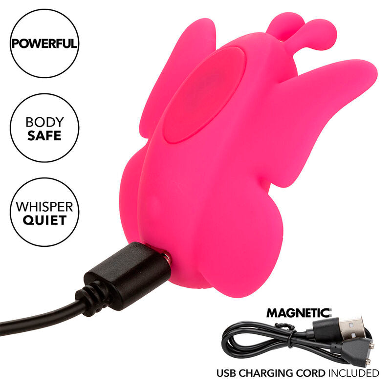 CALEXOTICS - NEON VIBES DE FLUTTER VIBE STIMULATOR 10 VIBRATIES ROZE