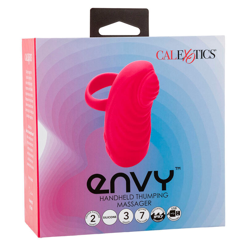 CALEXOTICS - ENVY MASSEUR À BALLE DE ROULEAU PORTABLE 7 VIBRATIONS ROSE