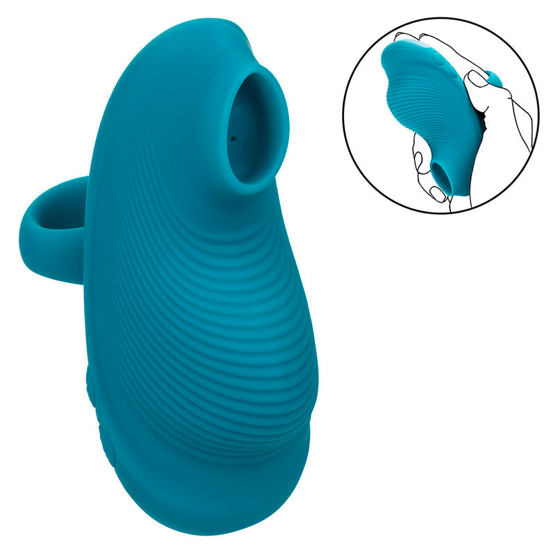 CALEXOTICS - ENVY MASSEUR À BALLE DE ROULEAU PORTABLE 7 VIBRATIONS BLEU