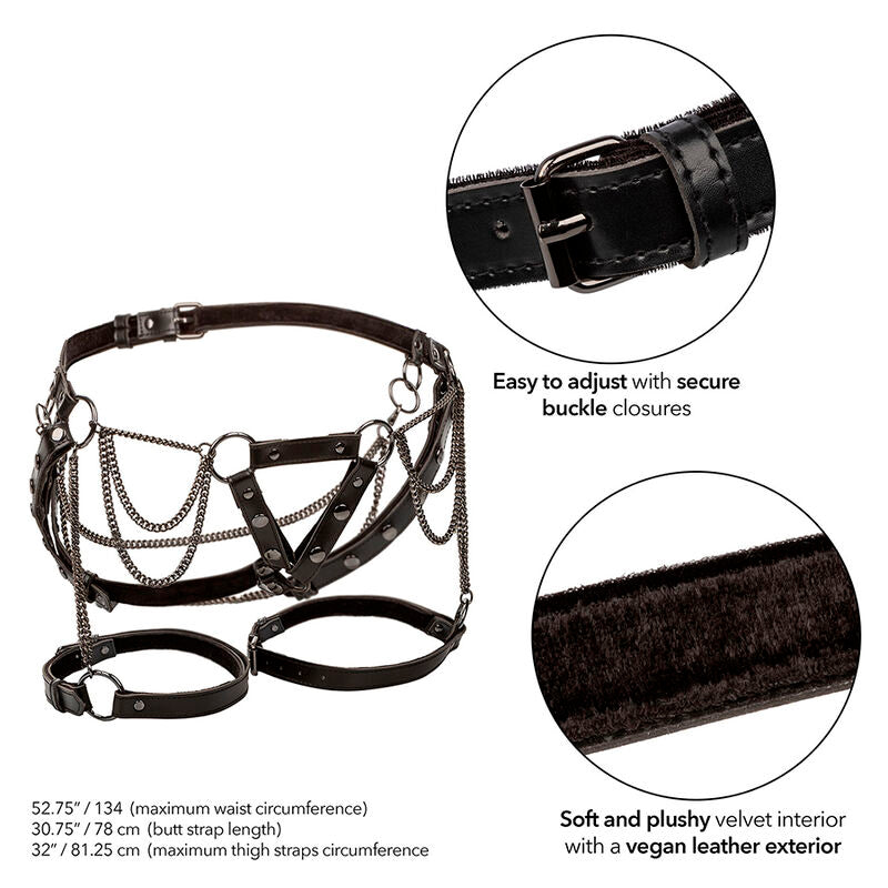 CALEXOTICS - HARNAIS DE CUISSE MULTICHÈRES EUPHORIA PREMIUM GRANDES TAILLES