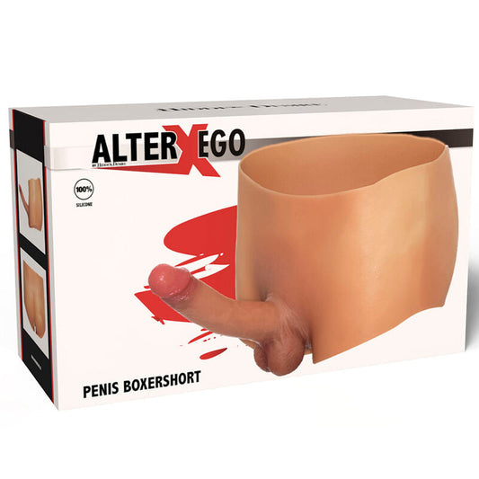 DÉSIR CACHÉ - ALTER EGO BOXERSHOT AVEC PÉNIS DE 18 CM TAILLE L