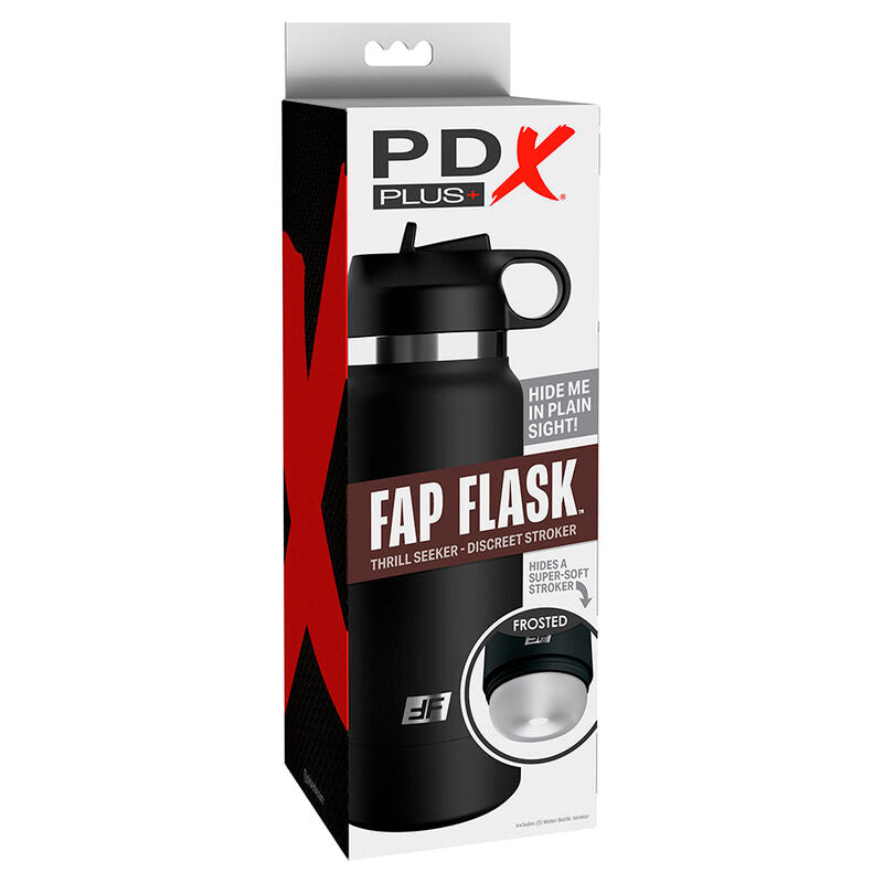 PDX PLUS - FAP FLASK BOTTLE DISCRET STROKER CLEAR MODELLO 1
