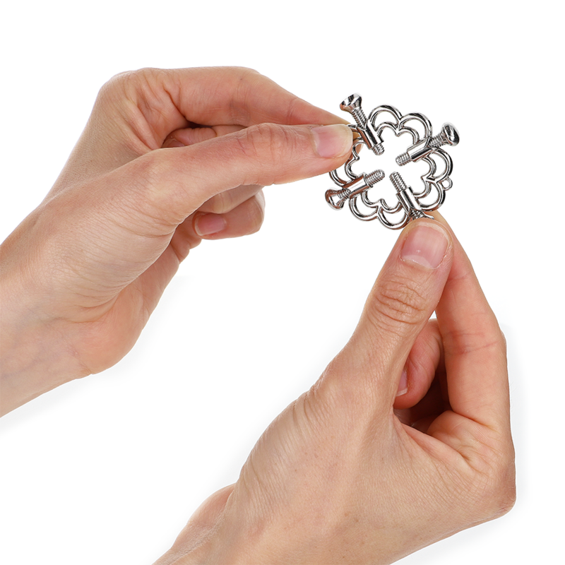 KINK - Металлические зажимы для сосков в виде цветов