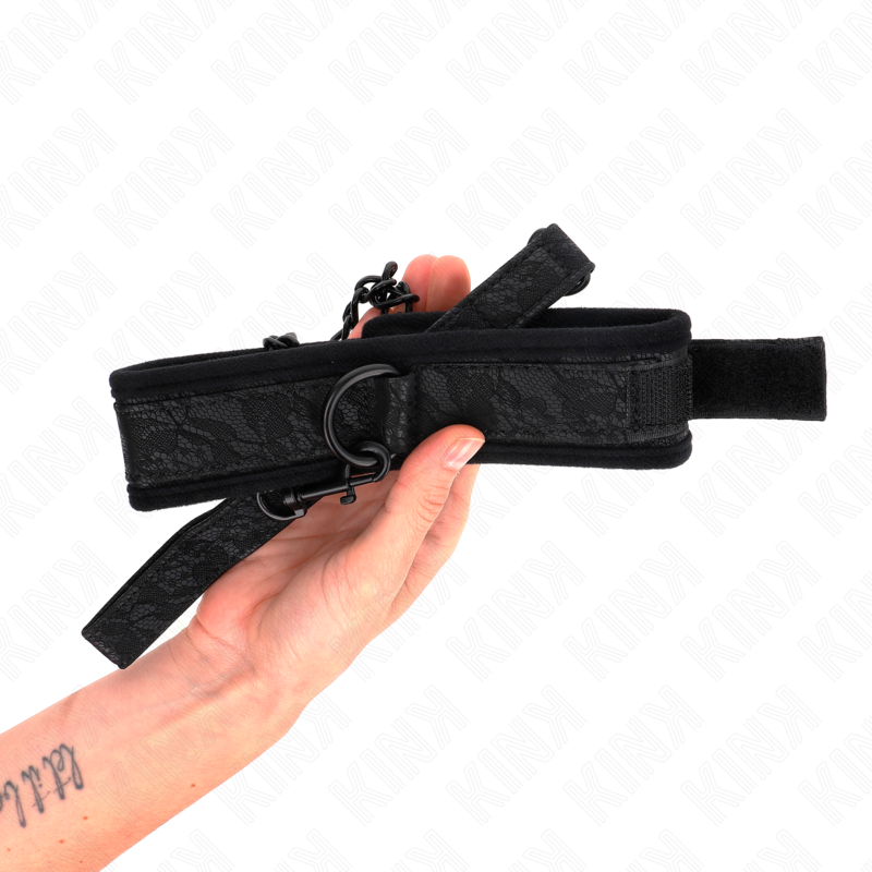 KINK - БАЗОВАЯ МОДЕЛЬ ОШЕЙНИКА С ПОВОДКОМ 77 СМ МОДЕЛЬ 5 РЕГУЛИРУЕМЫЙ 34-54 СМ X 5 СМ