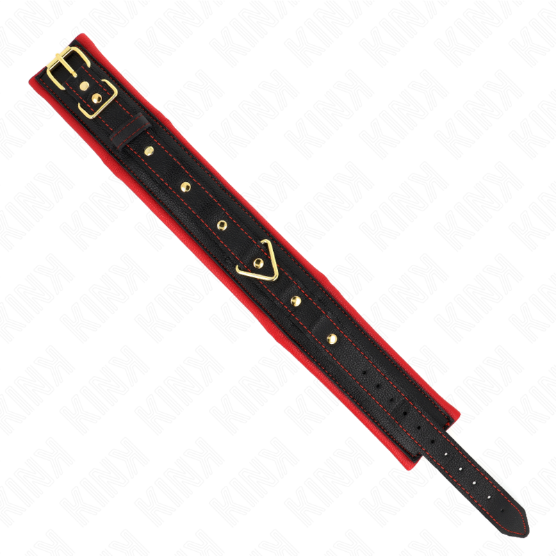 Ошейник Kind с однотонным тканевым поводком, регулируемый размер 33-48 см x 5,7 см.