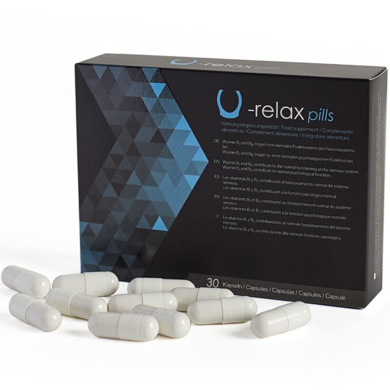 500 COSMETICA - U-RELAX CAPSULES ONTSPANNING EN ANGSTVERMINDERING - 30 CAPSULES.