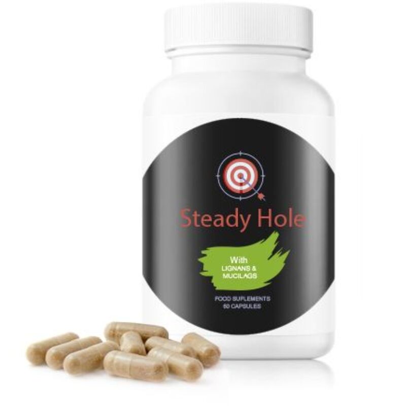 500 COSMETICA - U-STEADY HOLE CAPSULES VOOR EEN GEZONDE DARMVERVOER - 60 CAPSULES