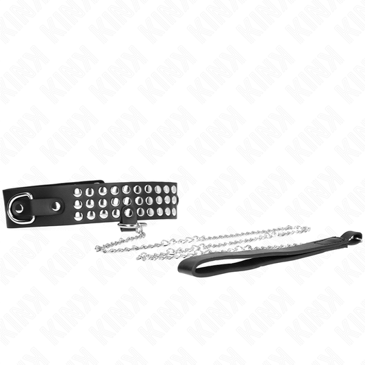 KINK - Ожерелье с ремешком 65 см, блестящее, регулируемое, 37-42 см x 5,3 см