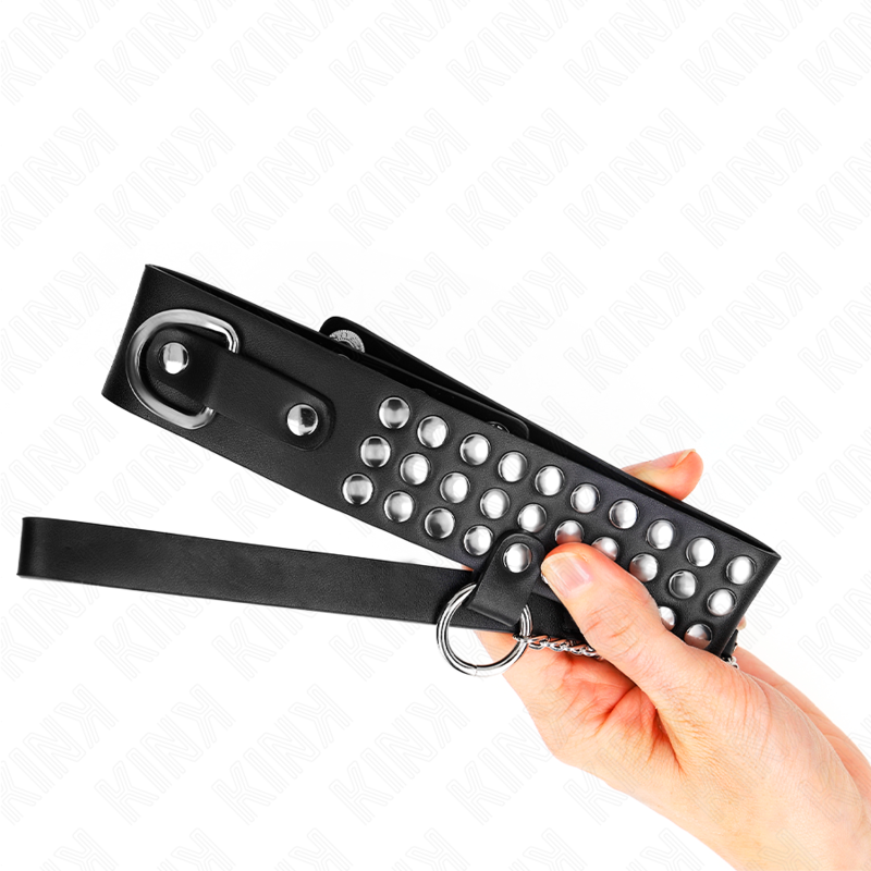 KINK - Ожерелье с ремешком 65 см, блестящее, регулируемое, 37-42 см x 5,3 см