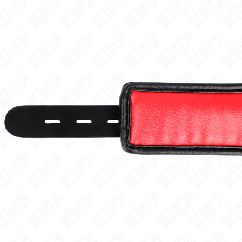 KINK - Ожерелье с ремешком из искусственной кожи с губкой, модель 3, регулируемая длина 37-54 см x 3 см.