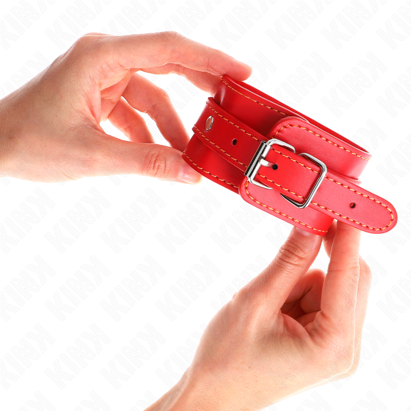 KINK - MAINTIEN DE POIGNET FIN ROUGE RÉGLABLE 21-33 CM