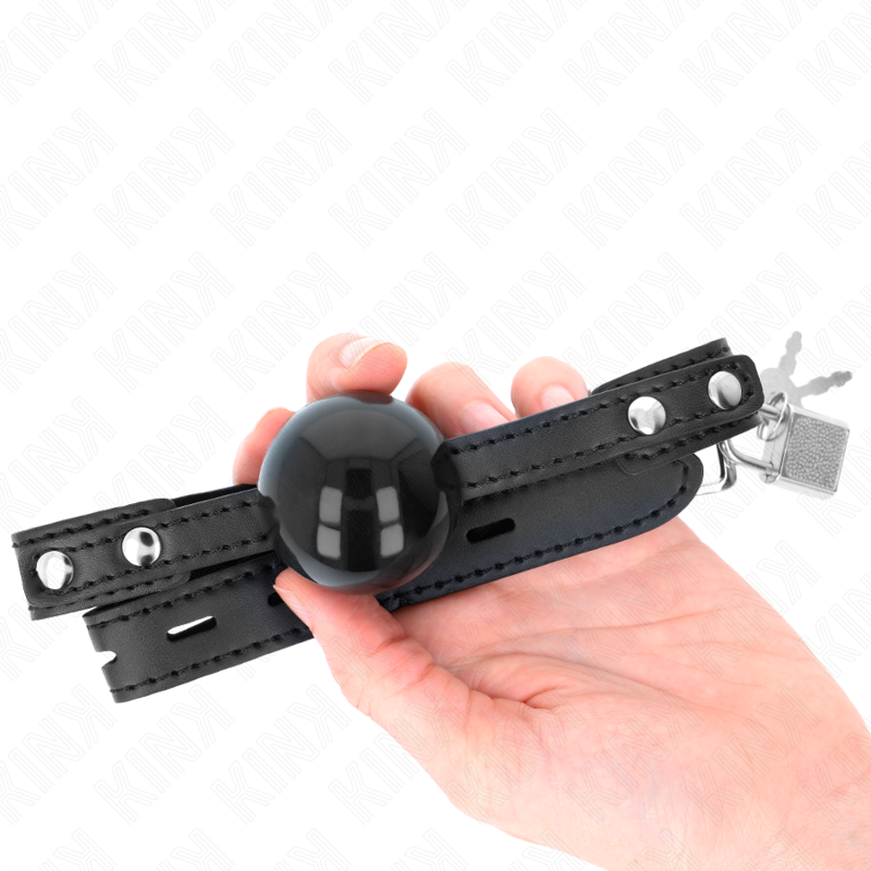 KINK - BÂILLON SOUPLE EN TPE DE 4 CM, MODÈLE 3, 60 x 2 CM, RÉGLABLE DE 37 À 52 CM