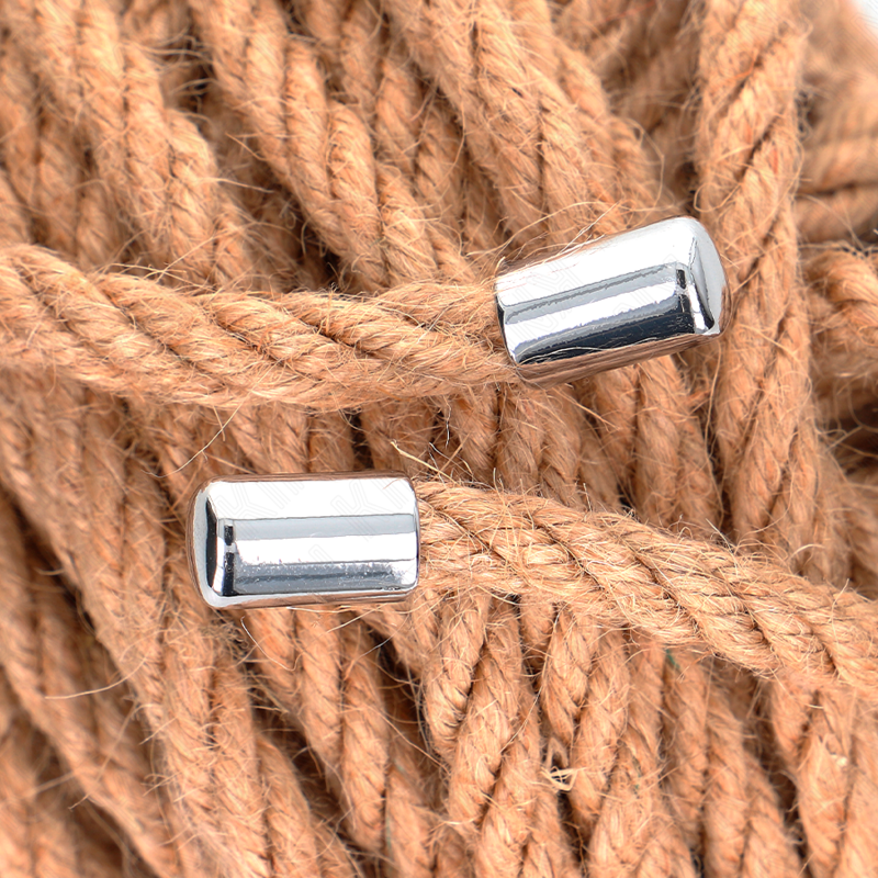 KINK - Пеньковая веревка с металлическим наконечником, 10 метров