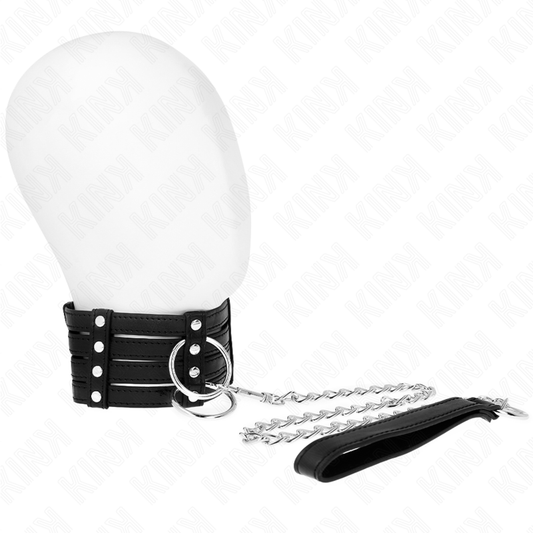 KINK - Ожерелье с поясом 65 см, стиль Sub Style, регулируемый размер 35-51 см x 7 см