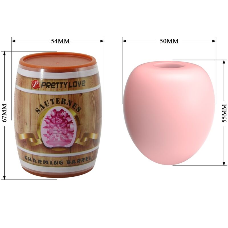 PRETTY LOVE - MASTURBATORE MASCHILE EGG MODELLO ROSA 2
