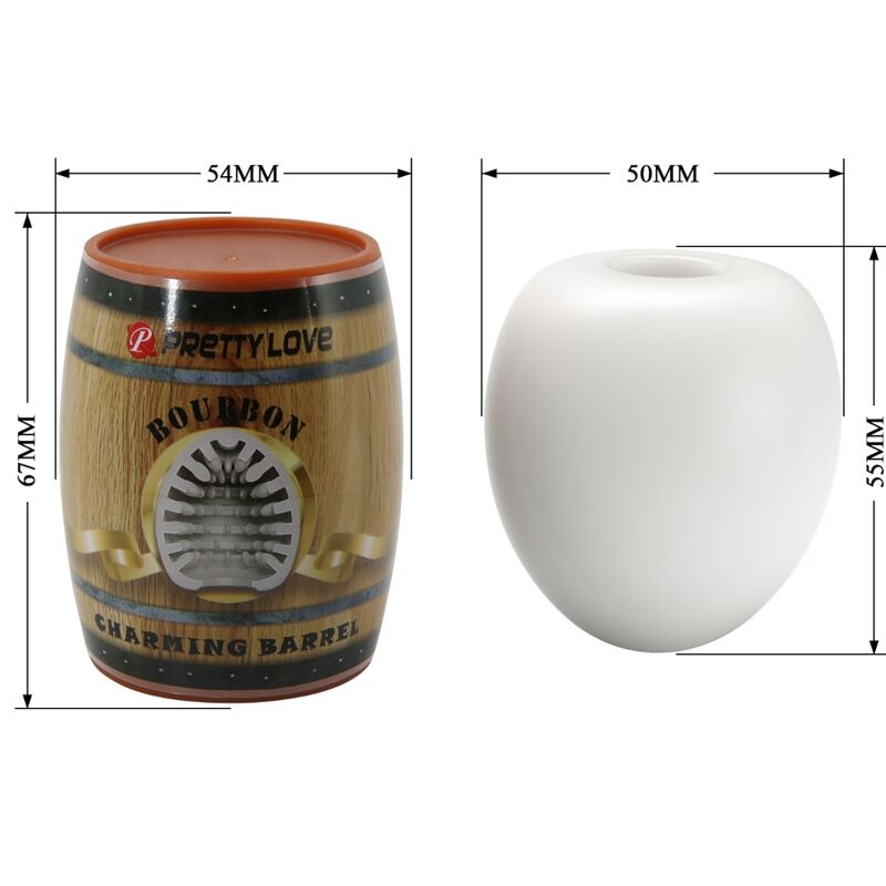 PRETTY LOVE - MASTURBATORE MASCHILE MODELLO ALBUME D'UOVO 2