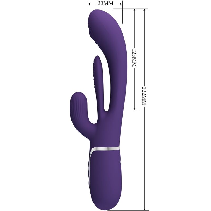 PRETTY LOVE - SHANIA TRIPLE RABBIT VIBRATOR MULTIFUNCTIONEEL PAARS