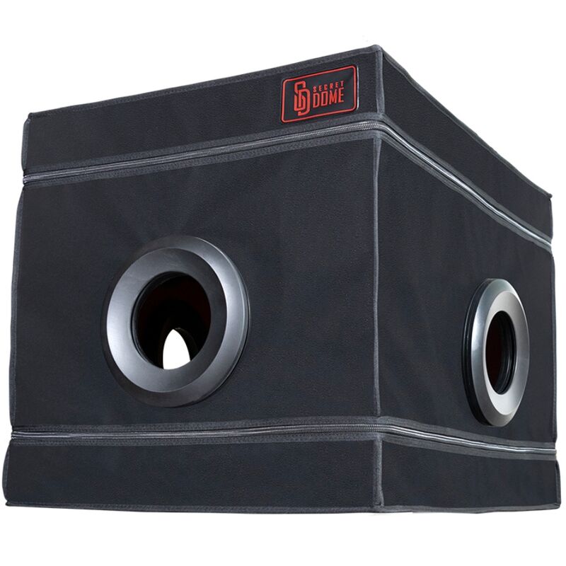 SECRET DOME - KINK CLUB LA NICHE CABIN BLACK & RED