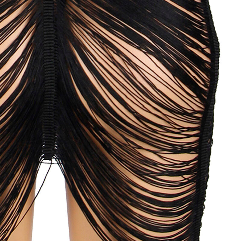 SUBBLIME - 954239 Платье на бретелях + стринги, черное, размер L/XL