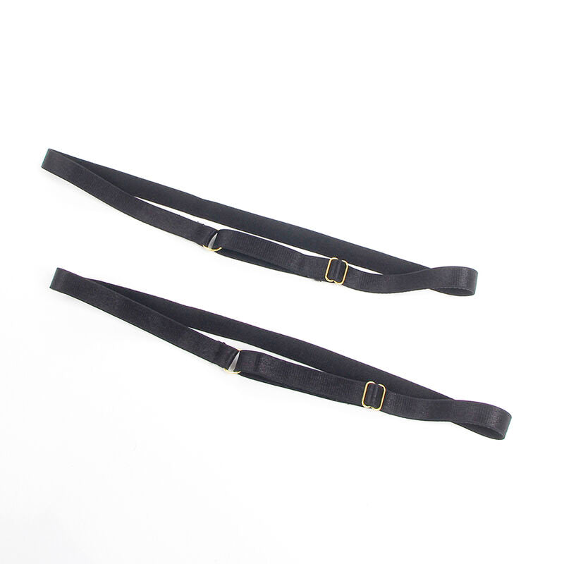 SUBBLIME - 954451 Сексуальное сетчатое платье из кожи, черное, размер L/XL