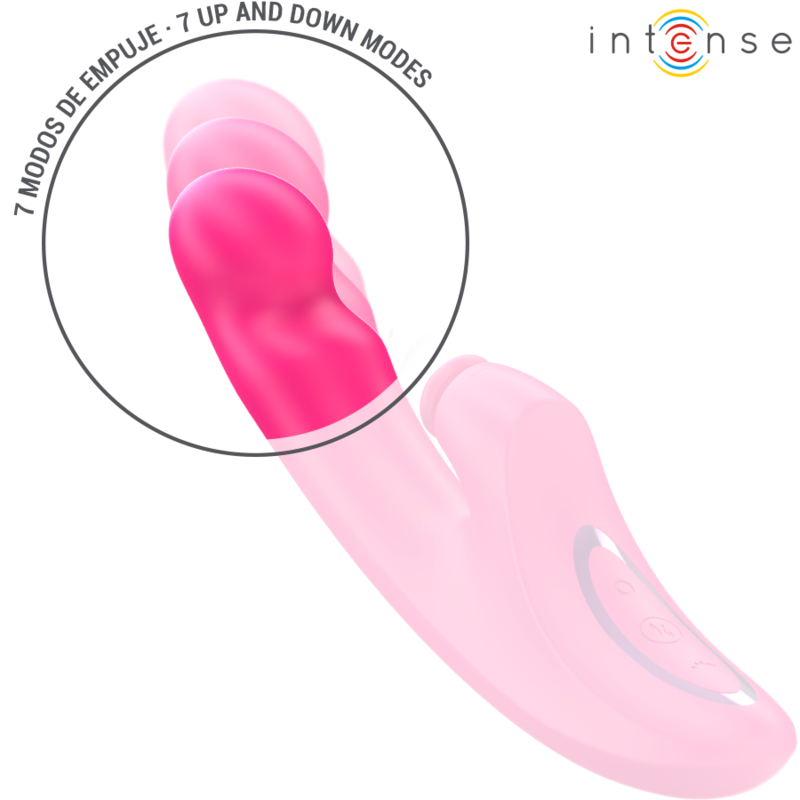 INTENSE - EMI VIBRATOR 13,5 CM MULTIFUNCTIONEEL 3 IN 1 10 VIBRATIES ROZE
