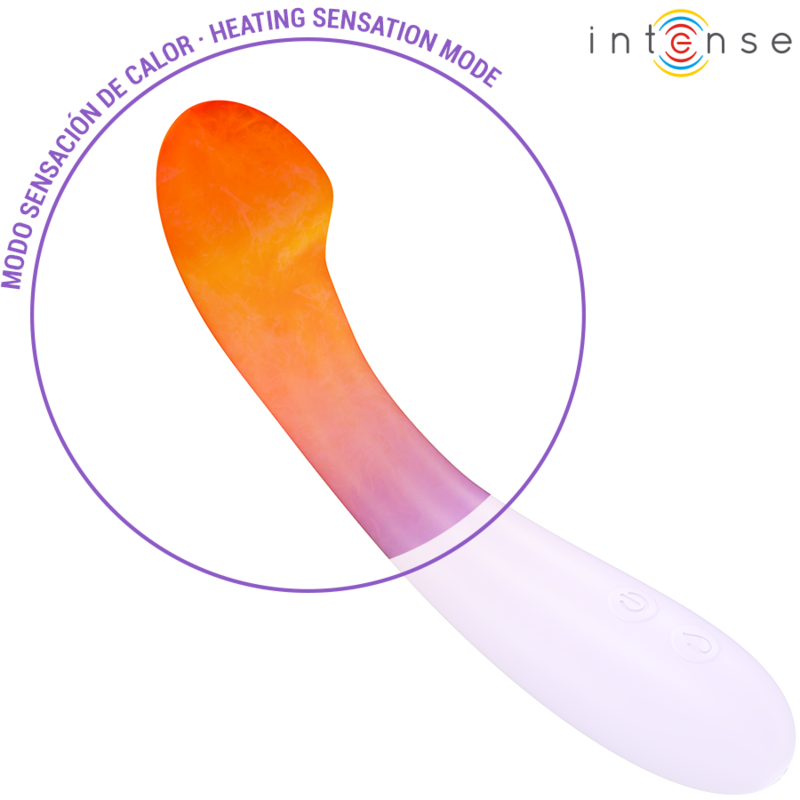 INTENSE - BECKY VIBRATOR 19 CM VERWARMBAAR 7 VIBRATIES PAARS