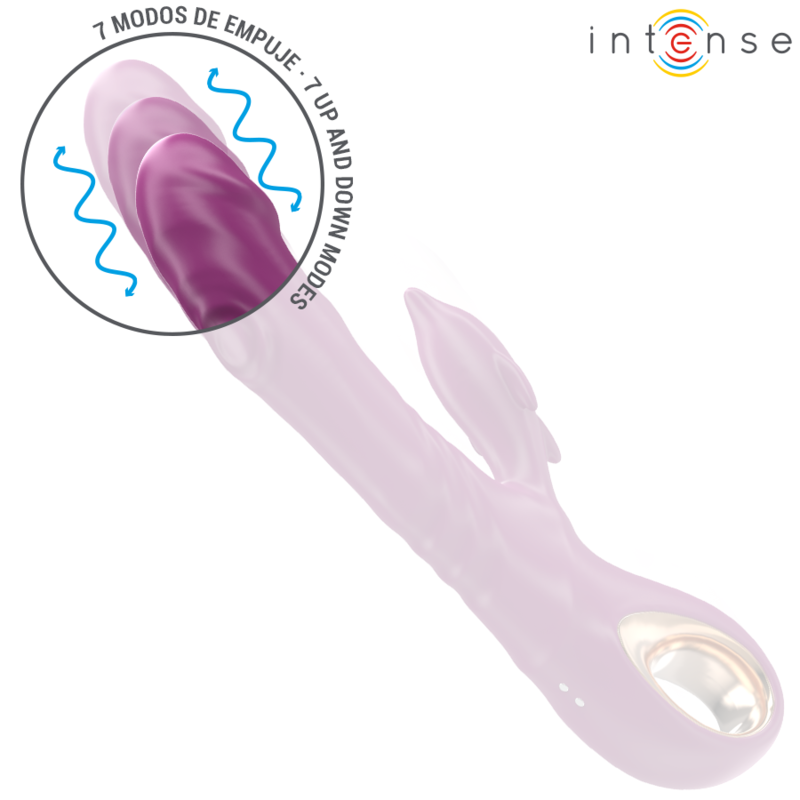 INTENSE - HALLE MULTIFUNCTIONELE VIBRATOR MET DOLFIJN STIMULERENDE TONG PAARS