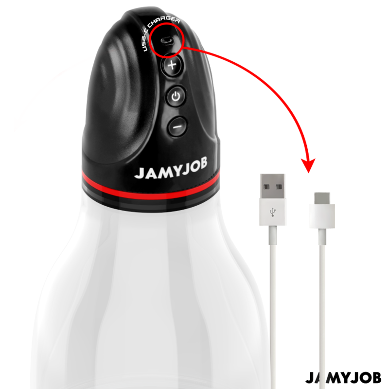 JAMYJOB - POMPE À TESTICULES AUTOMATIQUE XPAND LITE, 3 NIVEAUX D'ASPIRATION, GRIS