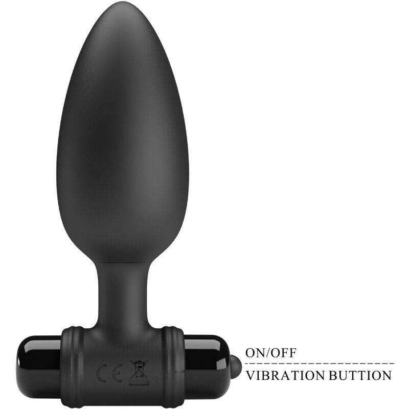PRETTY LOVE - PLUG ANAL VIBRANT 2 VIBRATIONS NOIR