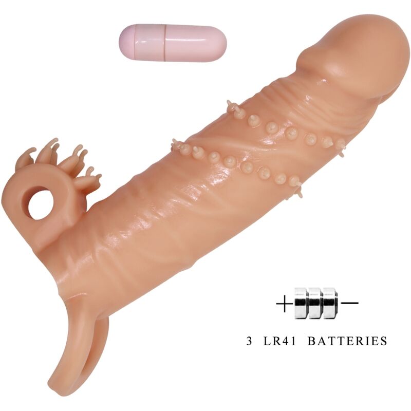 PRETTY LOVE - MANCHON PÉNIS CONNOR + STIMULATEUR CLITORIS FLESH