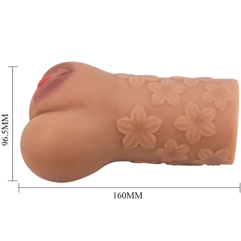 CRAZY BULL - DESIGN VAGIN ET ANUS ÉCARLATE AVEC FLEURS ET CULTURE