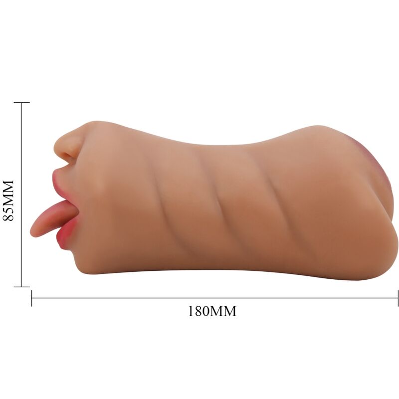 CRAZY BULL - SARAH DOUBLE MASTURBATEUR BOUCHE &amp; VAGIN CHAIR