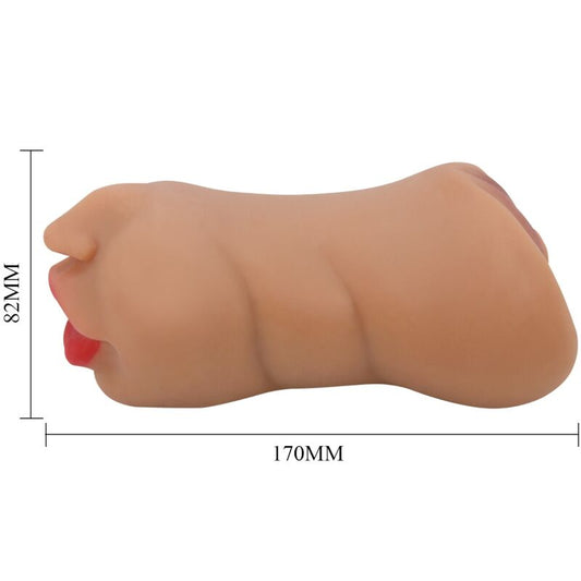 CRAZY BULL - ZOEY DOUBLE MASTURBATEUR BOUCHE &amp; VAGIN CHAIR