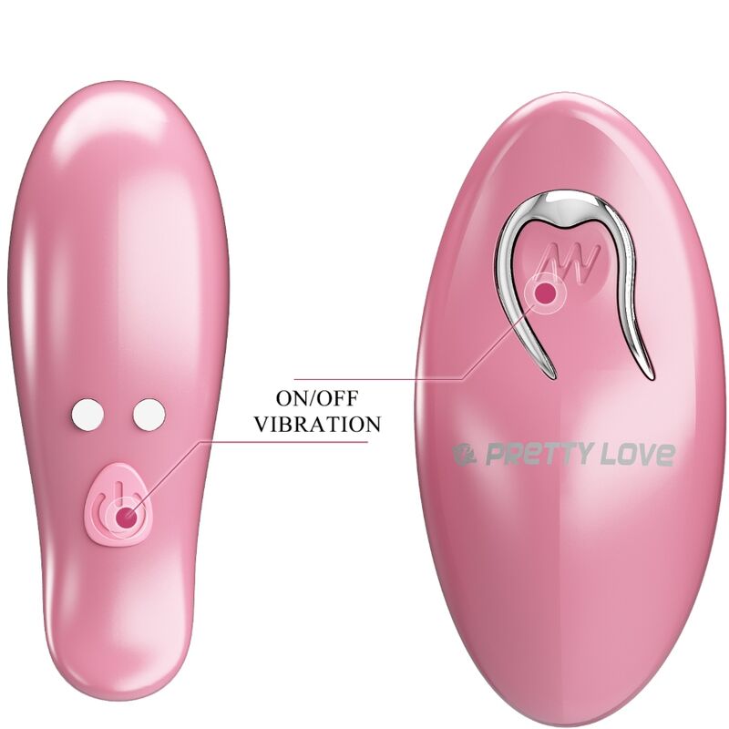 PRETTY LOVE - CAILEY TEPELKLEMMEN 10 VIBRATIES AFSTANDSBEDIENING ROZE